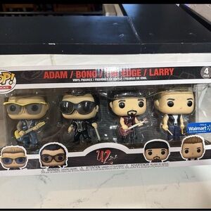 Funko U2 Band 4-Pack with Black and Blue Accents